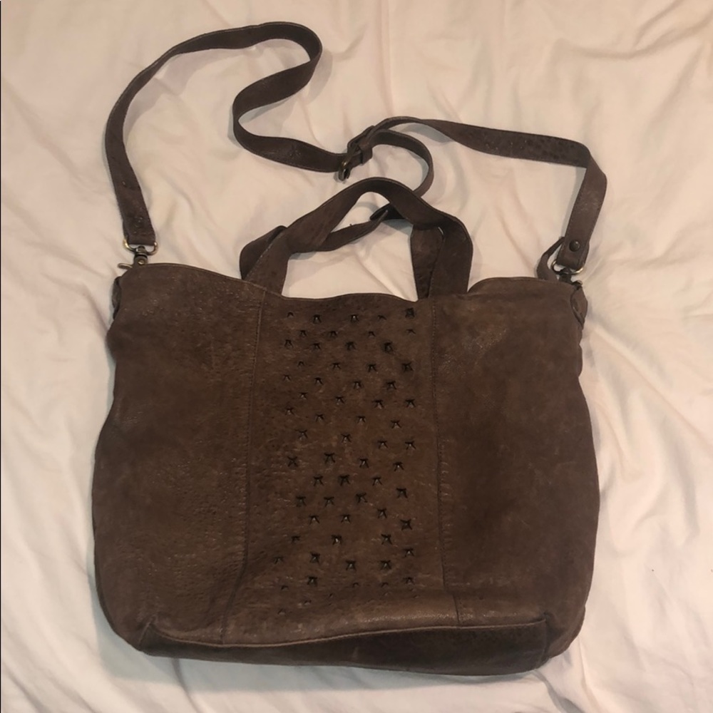 Rossella D leather cross body bag/tote